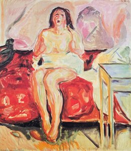 Girl Yawning — Edvard Munch, Expressionism