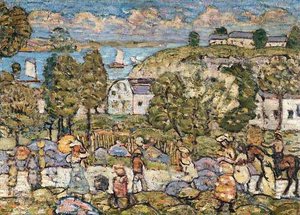 Landscape Near Nahant — Maurice Brazil Prendergast