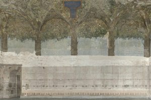Sala Delle Asse, South-west Wall During Restoration Work (2016, Ongoing) — Leonardo Da Vinci