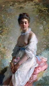 A Beauty With A Bouquet — Charles Chaplin