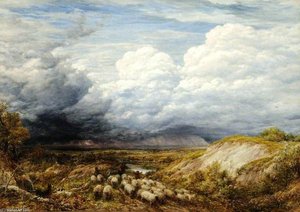 Landscape With Sheep — John Linnell