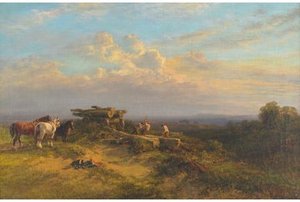 The Timber Wagon, Working At Sunset — George Cole Senior