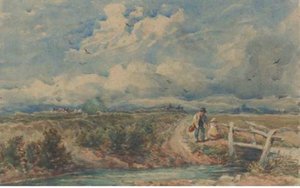 Crossing The Brook — David Cox