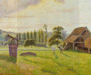 Brickworks At Eragny — Camille Pissarro