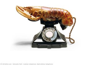 Lobster Telephone (aphrodisiac Telephone) — Salvador Dalí