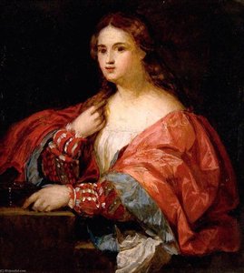 Figure Of A Lady (after Jacopo Palma Il Vecchio) — John Graham Gilbert