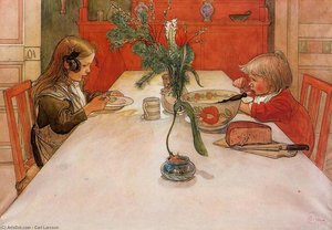 Evening Meal — Carl Larsson