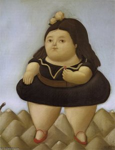 Excursion Sur Le Volcan — Fernando Botero