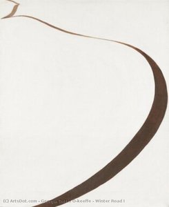 Winter Road I — Georgia O'keeffe