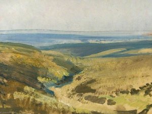 Exmoor Landscape — Sir Alfred James Munnings