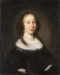 Portrait Of A Young Woman, Nicolaes Maes, 1665 — Nicolaes Maes