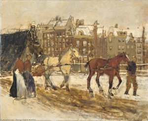 The Rokin In Amsterdam — George Heidrik Breitner
