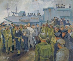 U Boat Prisoners Landing From Hms 'starling', 24 February 1944 — Stephen Bone