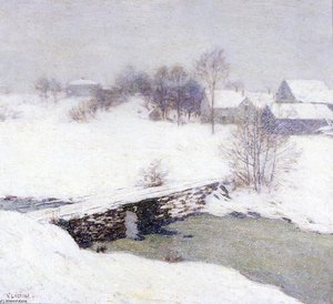 The White Mantle — Willard Leroy Metcalf