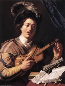 The Violin Player — Jan Andrea Lievens Jan Lievens, Baroque Style