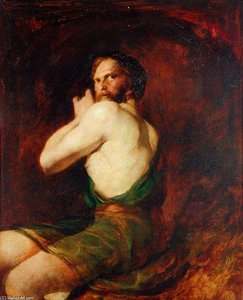 Figure Of A Seated Man — William Etty