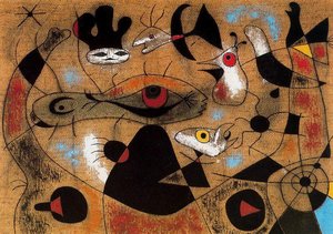 Una Gota De Rocío Caída Del Ala De Un Pájaro Despierta A Rosalie Dormida — Joan Miró