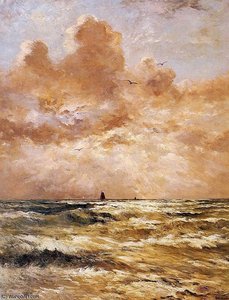 Back From Sea Sun — Hendrik Willem Mesdag