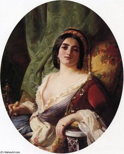 A Young Woman From Smyrna — Charles Edouard Boutibonne