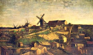 Montmartre The Quarry And Windmills — Vincent Willem Van Gogh