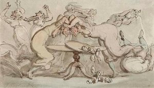 Blue Stocking Club — Thomas Rowlandson