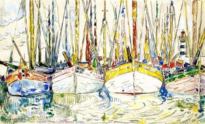 The Tuna Boats, Groix — Paul Signac