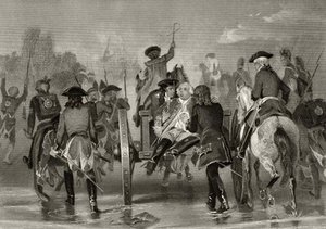 Mortally Wounded General Edward Braddock