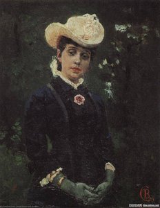 Portrait Of E. K. Deryagina — Vasily Ivanovich Surikov