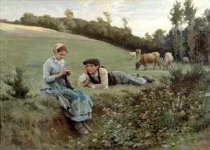 A Longing Look — Édouard Debat-ponsan