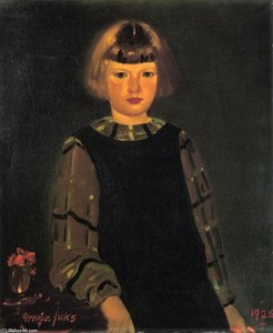 Portrait Of Miss Ruth Breslin — George Benjamin Luks
