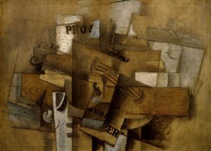 Violin And Glass 1 — Georges Braque