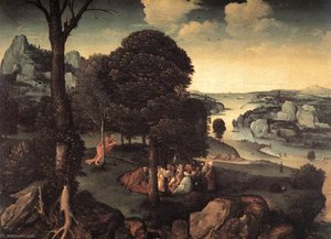 Landscape with Saint John the Baptist Preaching