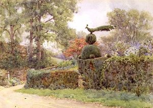 The Old Yew Hedge — Ernest Arthur Rowe