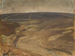 An Exmoor View (recto) — Sir Alfred James Munnings