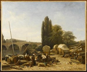 Le Port Saint Nicolas À Paris — Žil Dypre