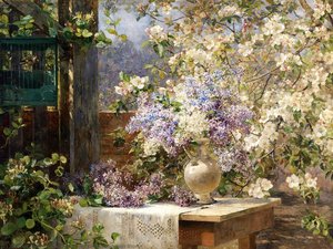 In The Blossoming Bower — Marie Egner