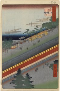 69 (71) Sanjusangendō Hall In Fukagawa — Ando Hiroshige