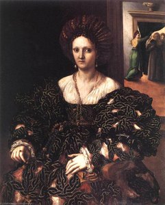 Portrait Of A Woman — Giulio Romano, Mannerist Painting