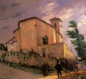 Arechavaleta Church (álava). [procession] — Ignacio Díaz Olano