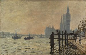 The Thames below Westminster