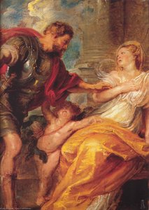 Mars And Rhea Silvia Detail — Peter Paul Rubens