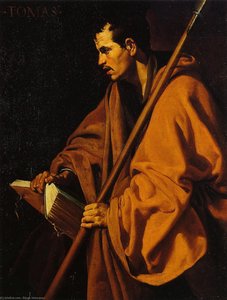 Saint Thomas — Diego Velázquez, Baroque Art