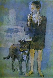 Garcon Avec Un Chien — Pablo Picasso