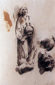 Sculptural Figures Of The Cathedral Of Santiago — Ovidio Murguía De Castro