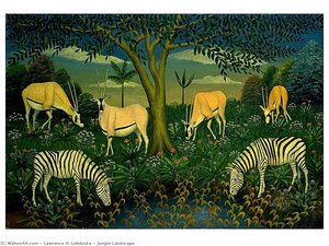 Jungle Landscape — Lawrence H. Lebduska