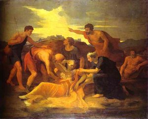Queen Zenobia Found On The Banks Of The Arax — Nicolas Poussin