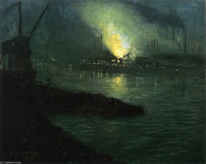 J - L Mills Along The Minongahela River — Aaron Harry Gorson