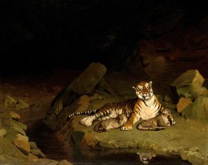 Tigress and Her Cubs