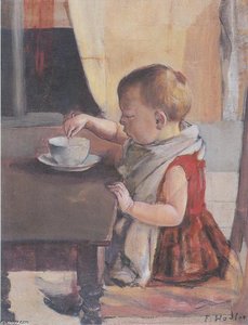 Child By The Table — Ferdinand Hodler