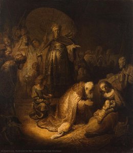 Adoration Of The Magi, Eremitaget — Rembrandt Van Rijn, Dutch Golden Age